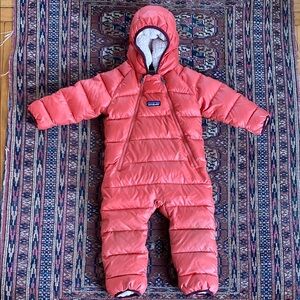 Patagonia Hi Loft Down Puffer Snowsuit with Hood